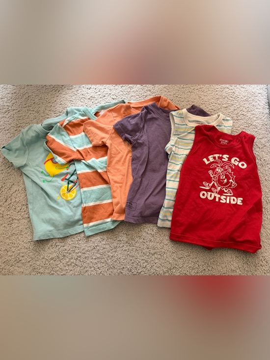 Cat & Jack Other - Toddler Boys 3T Clothing Lot Summer Bundle 6pc Tees Tanks Play Clothes